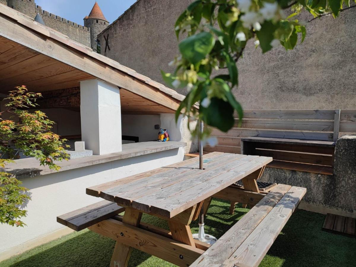 Вилла La Terrasse Du Temps Jadis Каркассон Экстерьер фото