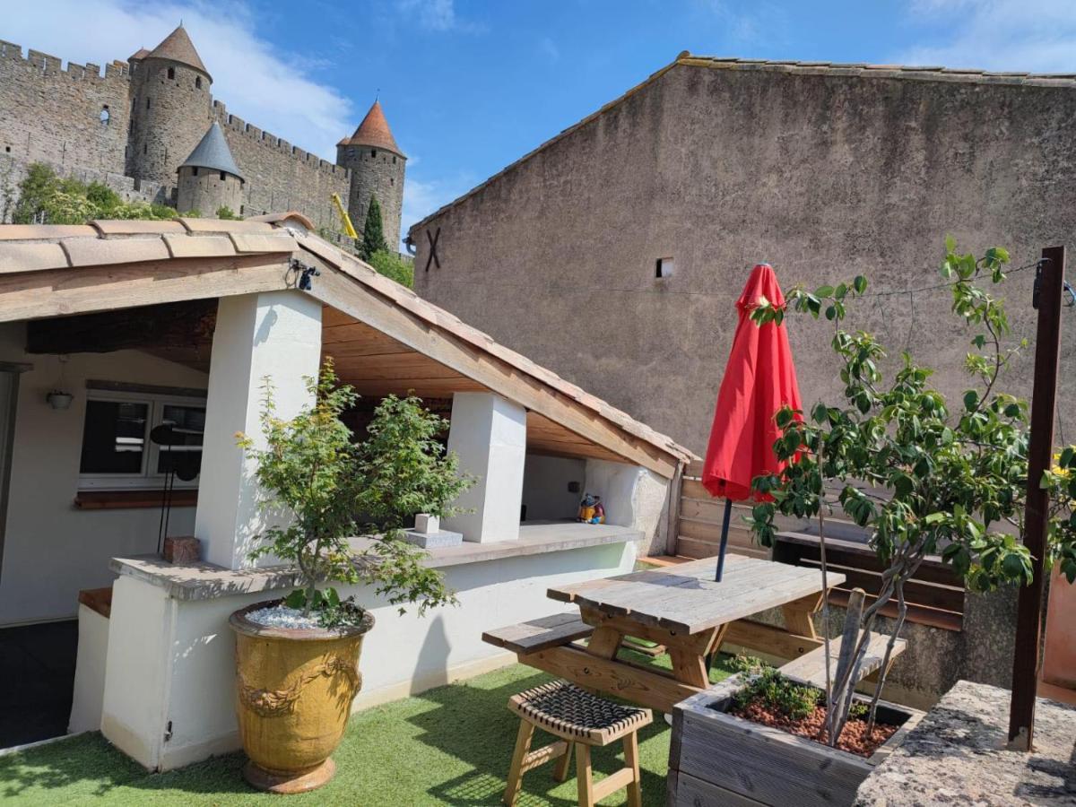 Вилла La Terrasse Du Temps Jadis Каркассон Экстерьер фото